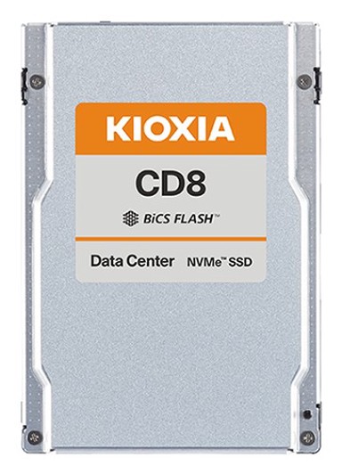 KIOXIA SSD disk CD8-V, 800 GB SSD, 2.5", PCIe 4.0 NVMe, BiCS FLASH TLC
